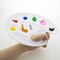 BAZIC Mixing Palette Paint Mixing Tray w/ Thumb Hole Oval (10)